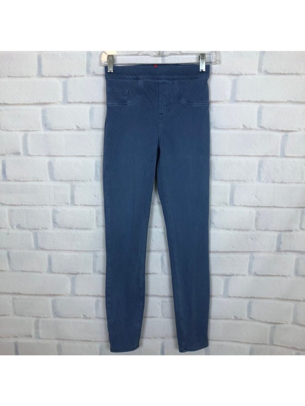 Spanx Jean-ish Ankle Leggings Jeggings Size XS Blue